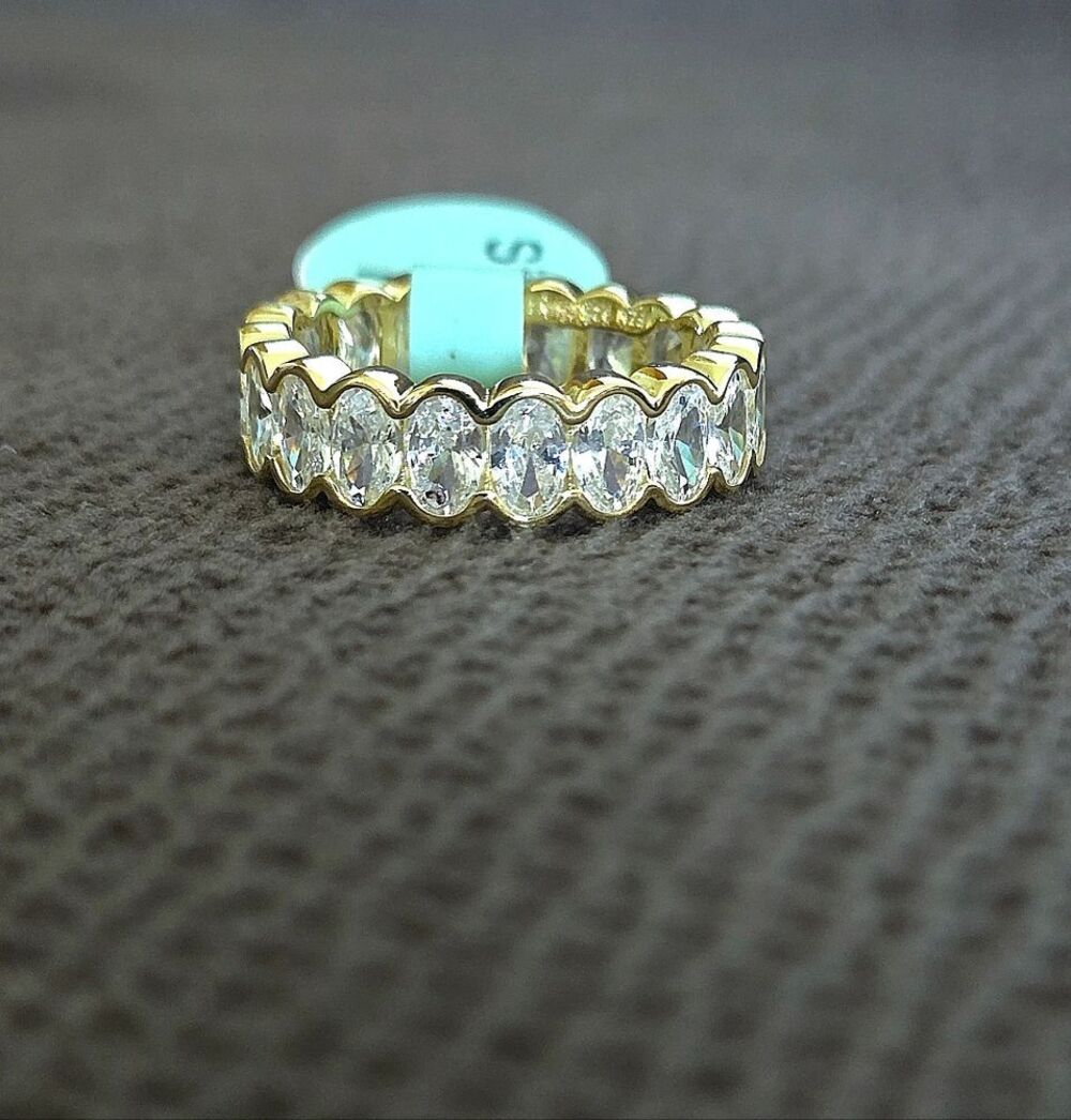 Eternity♾️ Ring💍 With Clear Baguette Crystals💎 - NWT - Picture 13 of 16